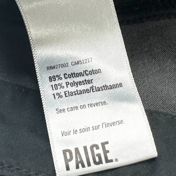 PAIGE Denim Skinny Ankle Zip Jeans in Pearson Wash 25 - Picture 8 of 11